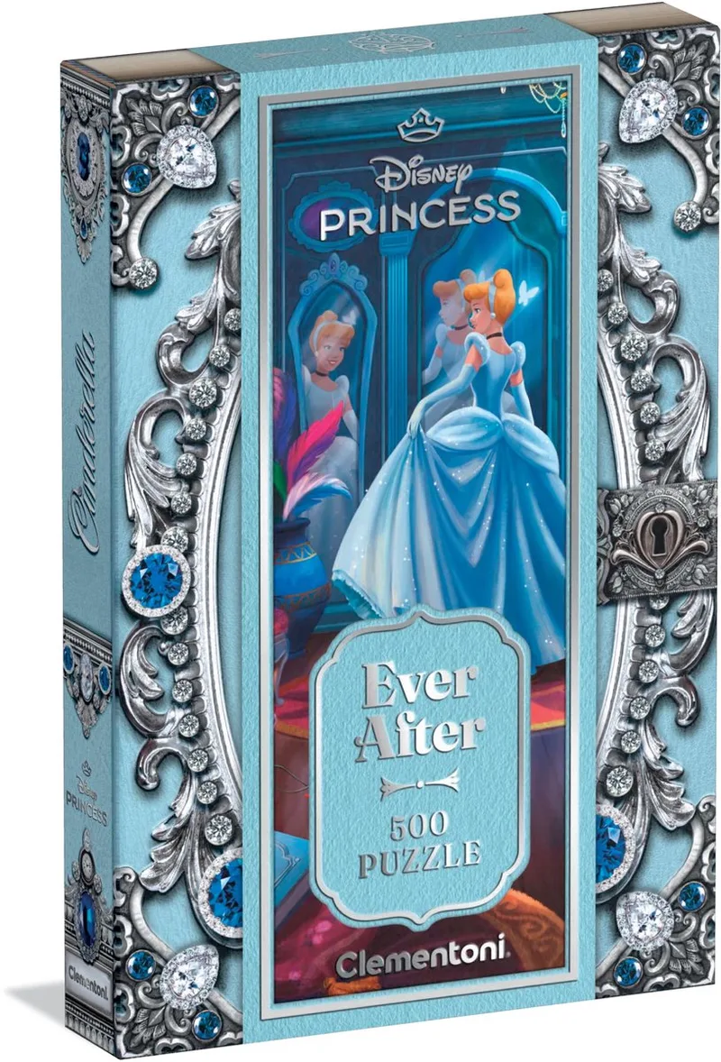 Puzzel - Disney Princess - Ever After collectie - 500 stukjes - vanaf 14 jaar from Clementoni, Assepoester edition – box 1 of 2