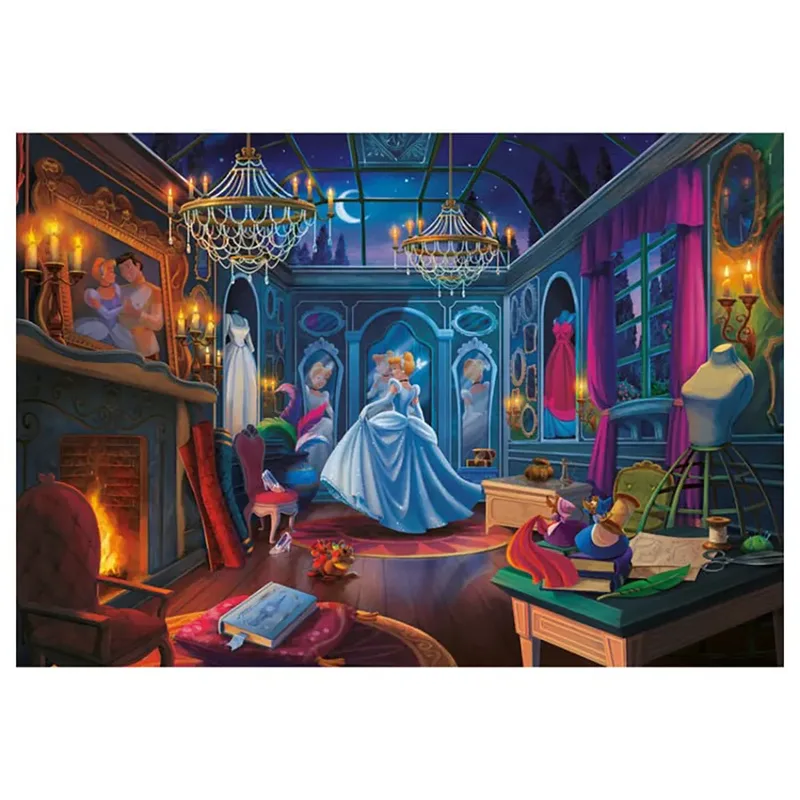 Puzzel - Disney Princess - Ever After collectie - 500 stukjes - vanaf 14 jaar from Clementoni, Assepoester edition – box 2 of 2