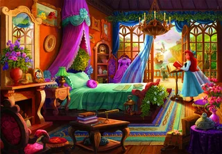 Puzzel - Disney Princess - Ever After collectie - 500 stukjes - vanaf 14 jaar from Clementoni, Ariël edition – box 4 of 5