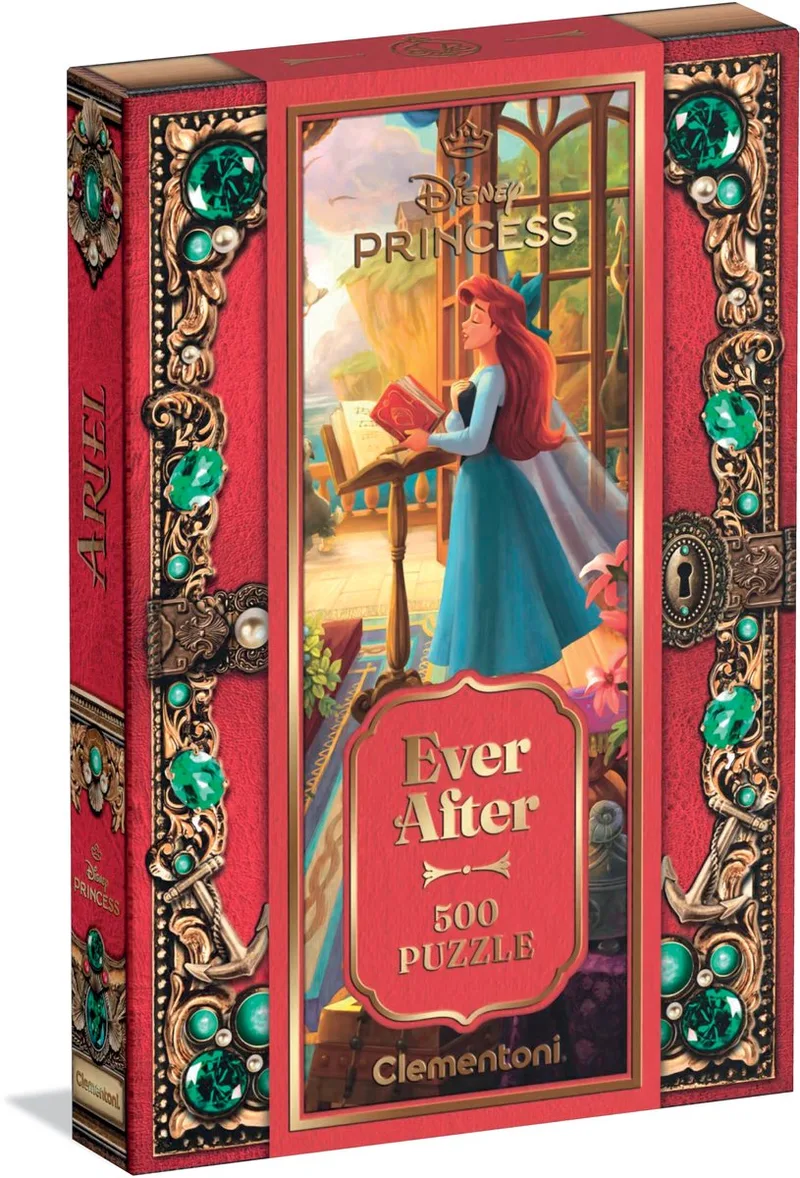 Puzzel - Disney Princess - Ever After collectie - 500 stukjes - vanaf 14 jaar from Clementoni, Ariël edition – box 1 of 5