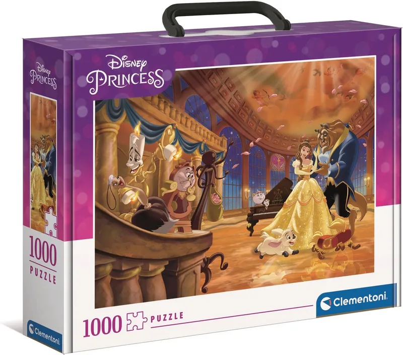 Puzzel Disney Princess - Legpuzzel 1000 stukjes - Puzzel Voor Volwassenen en Kinderen vanaf 14 jaar van Clementoni, editie Meerkleurig – doos