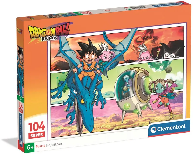 Puzzel - Dragon Ball Daima - 104 stukjes - Super - vanaf 6 jaar van Clementoni, editie Meerkleurig – doos