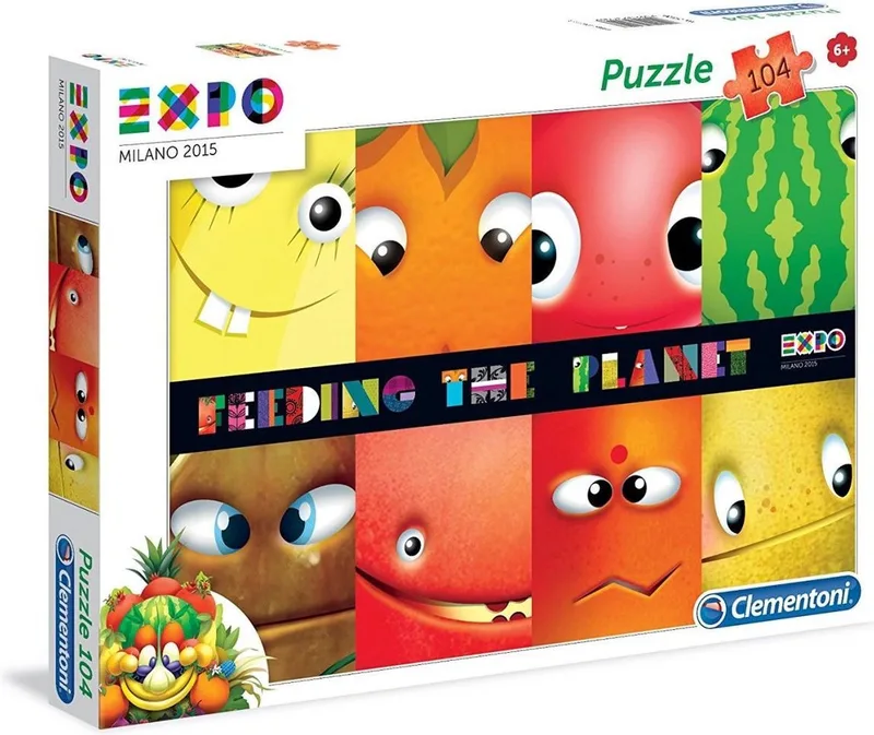 Puzzel - Expo Feeding The Planet - 104 Stukjes van Clementoni, editie Multi-coloured – doos
