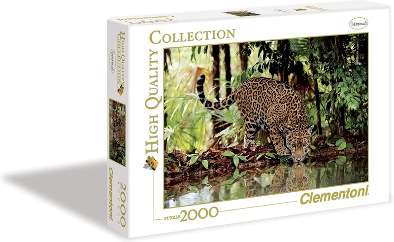 Puzzel - High Quality Puzzel Collectie - Luipaard - 2000 stukjes, puzzel volwassenen from Clementoni, Multi kleur edition – box