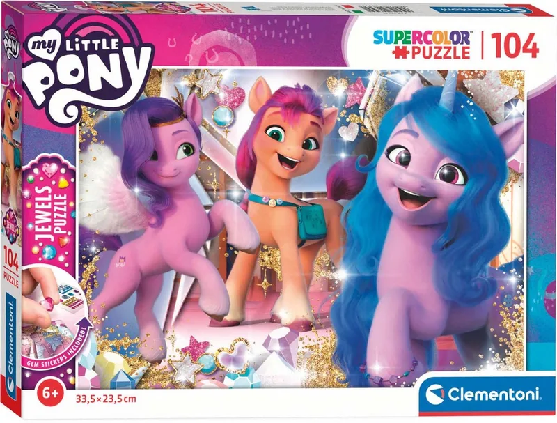 Puzzel Jewels My Little Pony - 104st. from Clementoni – box
