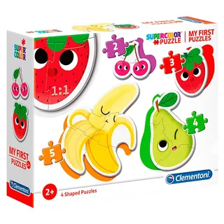 Puzzel - My First Puzzles - 2,3,4 en 5 Stukjes - Fruit Thema - Voor Kinderen - Vanaf 2 Jaar de Clementoni, édition Multicolore – boîte 2 sur 2