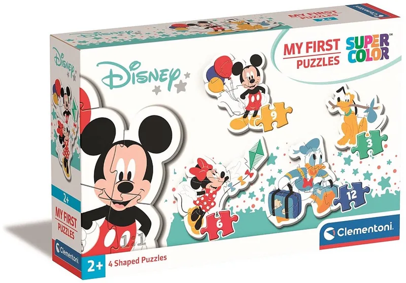 Puzzel - My First Puzzles - Mickey Mouse - Puzzel Voor Kinderen - Special Series Children from Clementoni, Multicolour edition – box