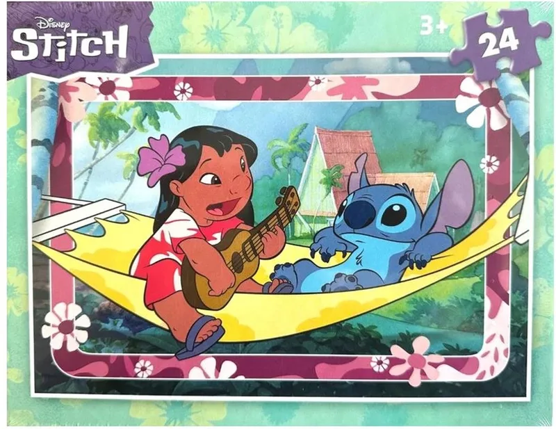 Puzzel Stitch, Puzzel lilo en stitch, Puzzel angel, Lilo en Stitch, Puzzel 24 stuks från Clementoni – kartong