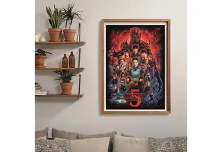 Puzzel - Stranger Things - Seizoen 5 - 1000 stukjes - Inclusief poster fra Clementoni, Flerfarvet-udgave – æske 5 af 5