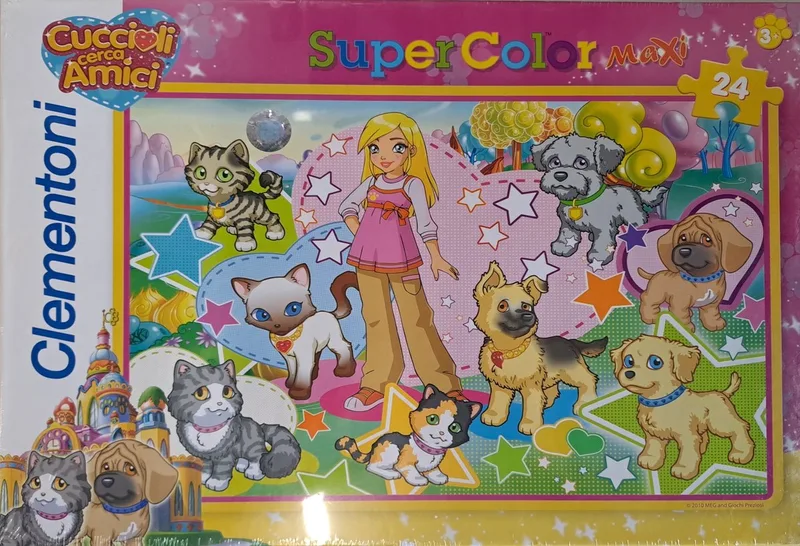 Puzzel Super Color Maxi 24 Stukjes from Clementoni – box