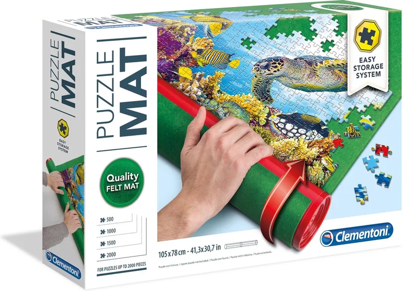 Puzzelmat - 105 x 78 cm. - tot 2000 stukjes van Clementoni, editie Multi kleur – doos 1 van 5