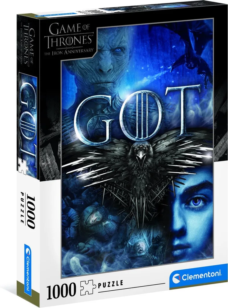 Puzzels voor volwassenen - Game of Thrones, Puzzel 1000 Stukjes, 10+ jaar - 39589 de Clementoni, édition Multi kleur – boîte