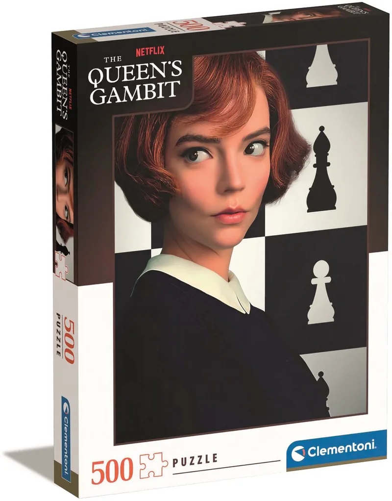 Puzzle 500 Netflix Queen’s Gambit 35131 from Clementoni – box