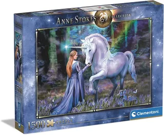 Puzzle Anne Stokes - Bois De Jacinthe Des Bois - 1500 pièces von Clementoni – Schachtel 2 von 2