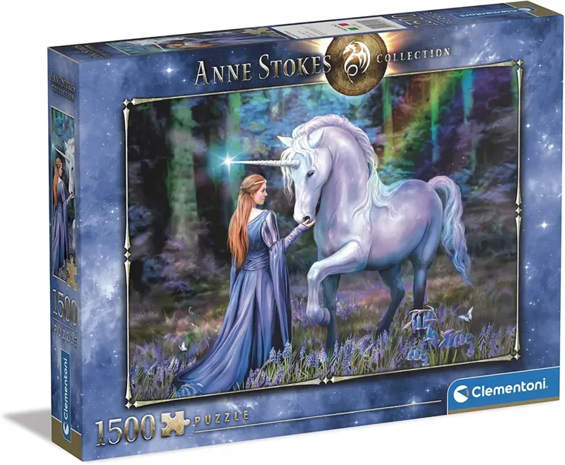 Puzzle Anne Stokes - Bois De Jacinthe Des Bois - 1500 pièces von Clementoni – Schachtel 2 von 2