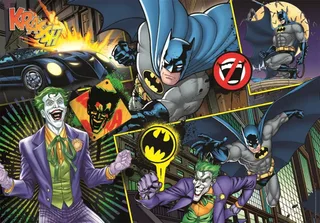 Puzzle Batman - 100 à 149 pièces van Clementoni – doos 1 van 2