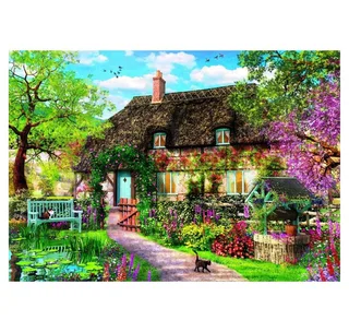 Puzzle CLEMENTONI Altes Landhaus Puzzle 1000 Teile, Puzzleteile van Clementoni – doos 3 van 3