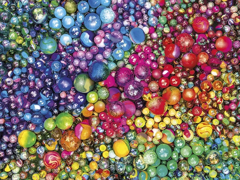 Puzzle Colorboom - Billes - 1000 pièces de Clementoni – boîte
