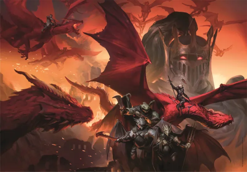 Puzzle Donjons & Dragons - 1000 pièces de Clementoni – boîte