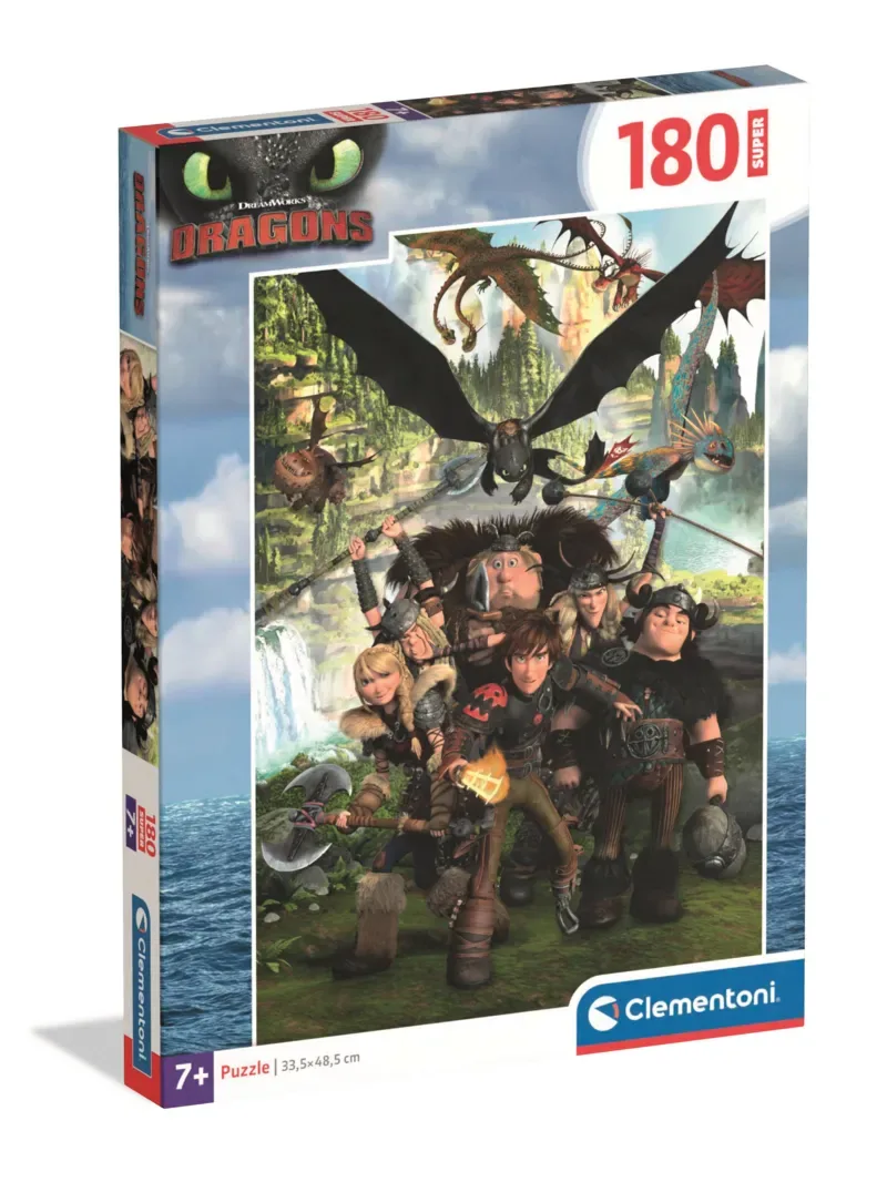 Puzzle Dragons - 150 à 199 pièces van Clementoni – doos 2 van 2