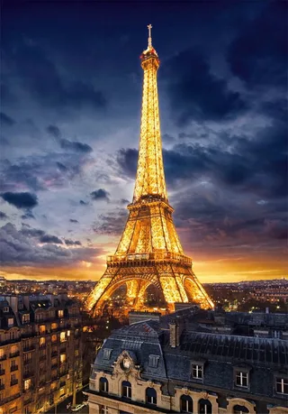 Puzzle De La Tour Eiffel 1000 Pièces de Clementoni, édition Multicolore – boîte 2 sur 5