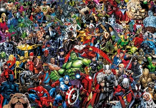 Puzzle Impossible, Marvel Universe Compact, mit neuer Compact Box, 1000 Puzzleteile, Made in Europe de Clementoni, édition Multicolore – boîte 3 sur 5