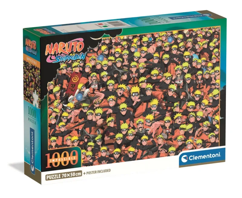 Puzzle Impossible Naruto Shippuden - 1000 pièces from Clementoni – box 2 of 2