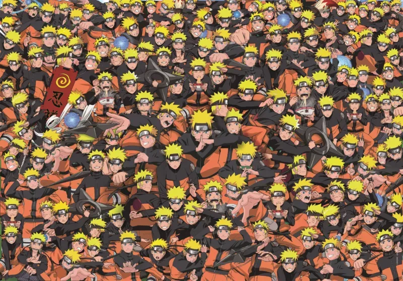 Puzzle Impossible Naruto Shippuden - 1000 pièces van Clementoni – doos