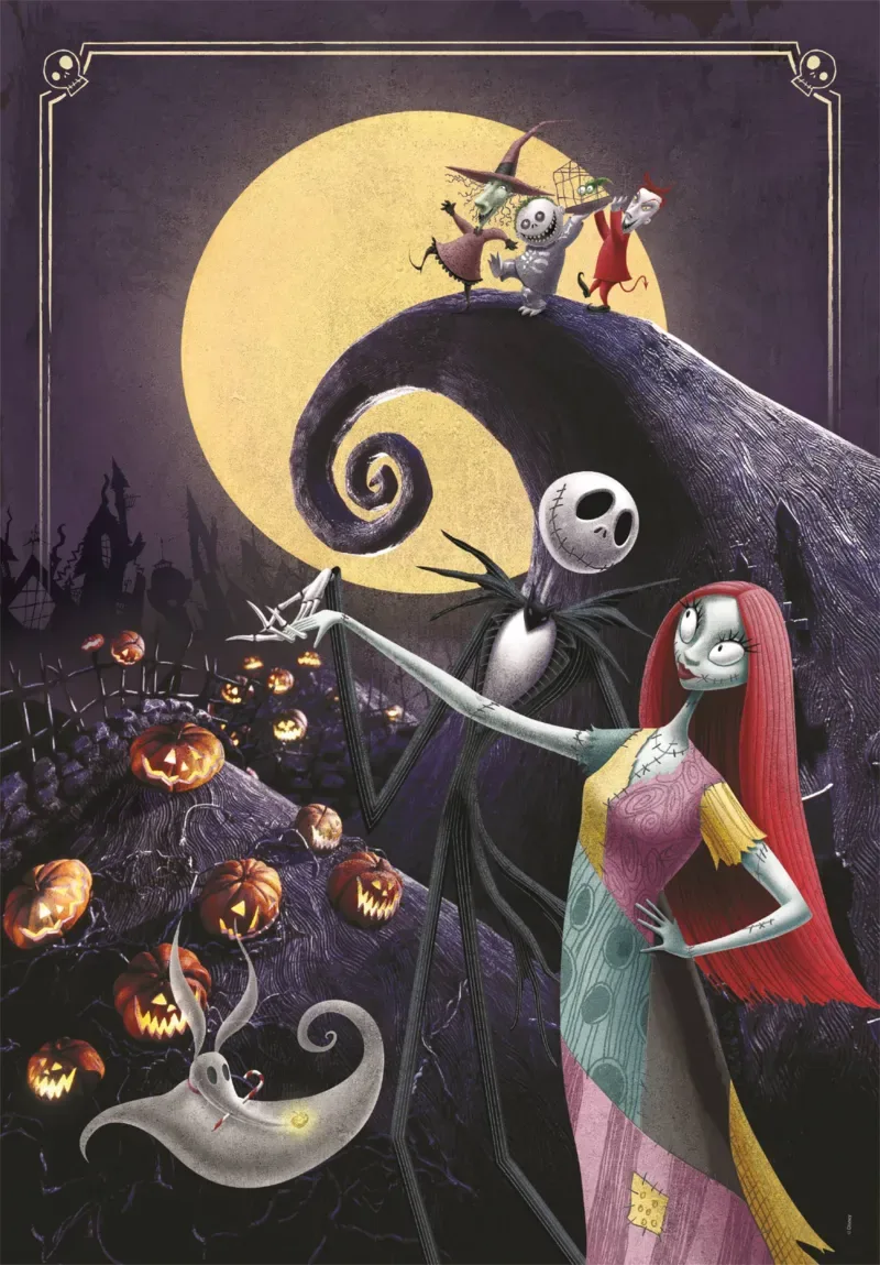 Puzzle L'Étrange Noël De Mr Jack - 1000 pièces van Clementoni – doos