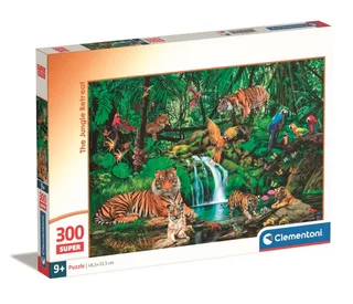 Puzzle La Retraite dans la Jungle - 200 à 499 pièces de Clementoni – boîte 2 sur 2
