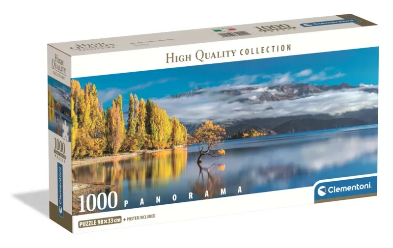 Puzzle Les Reflets Dorés du Lac Wanaka - 1000 pièces from Clementoni – box 2 of 2