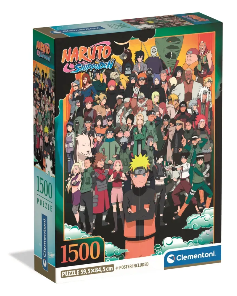 Puzzle Naruto Shippuden - 1500 pièces from Clementoni – box 2 of 2