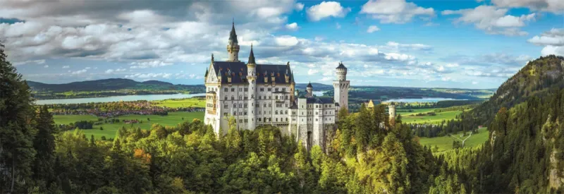 Puzzle Neuschwanstein - 1000 pièces de Clementoni – boîte
