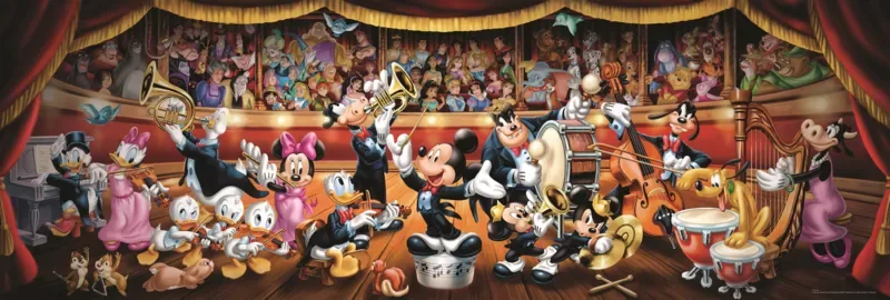 Puzzle Orchestre Disney - 1000 pièces van Clementoni – doos 1 van 2