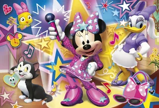 Puzzle Pièces XXL - Minnie - 51 à 99 pièces de Clementoni – boîte 1 sur 2
