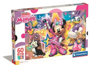 Puzzle Pièces XXL - Minnie - 51 à 99 pièces de Clementoni – boîte 2 sur 2