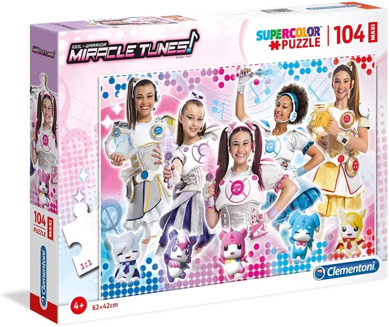 Puzzle Pièces XXL - Miracle Tunes - 100 à 149 pièces de Clementoni – boîte 2 sur 2
