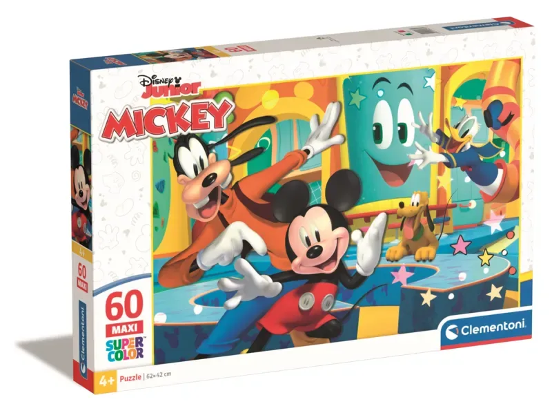 Puzzle Pièces XXL - Supercolor Mickey - 51 à 99 pièces van Clementoni – doos 2 van 2