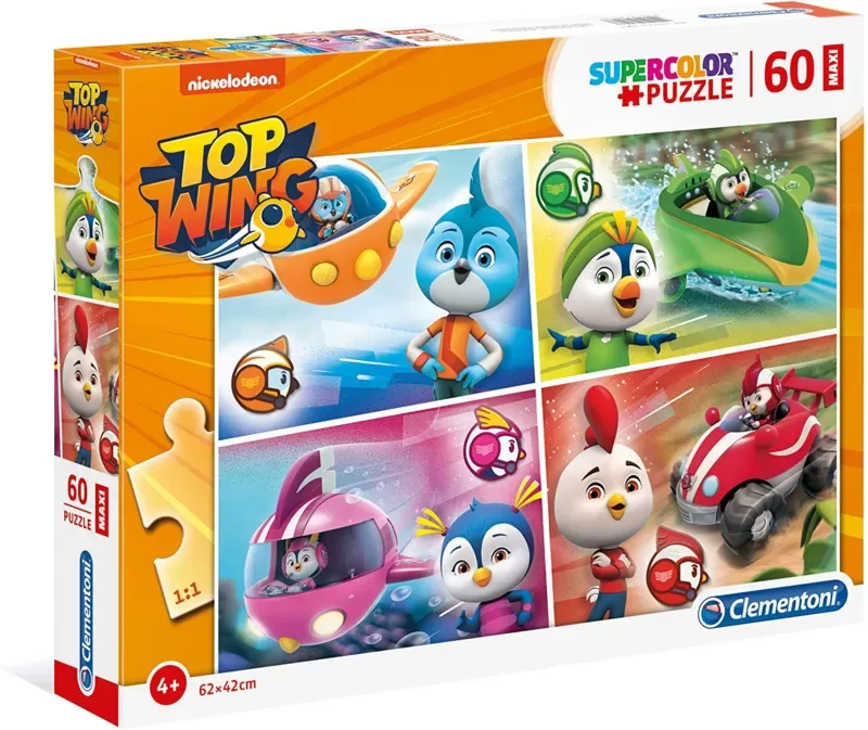 Puzzle Pièces XXL - Top Wing - 51 à 99 pièces van Clementoni – doos 2 van 2