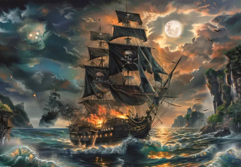 Puzzle Pirates - 200 à 499 pièces van Clementoni – doos