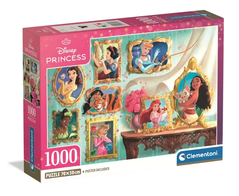 Puzzle Princesse Disney - 1000 pièces von Clementoni – Schachtel 2 von 2