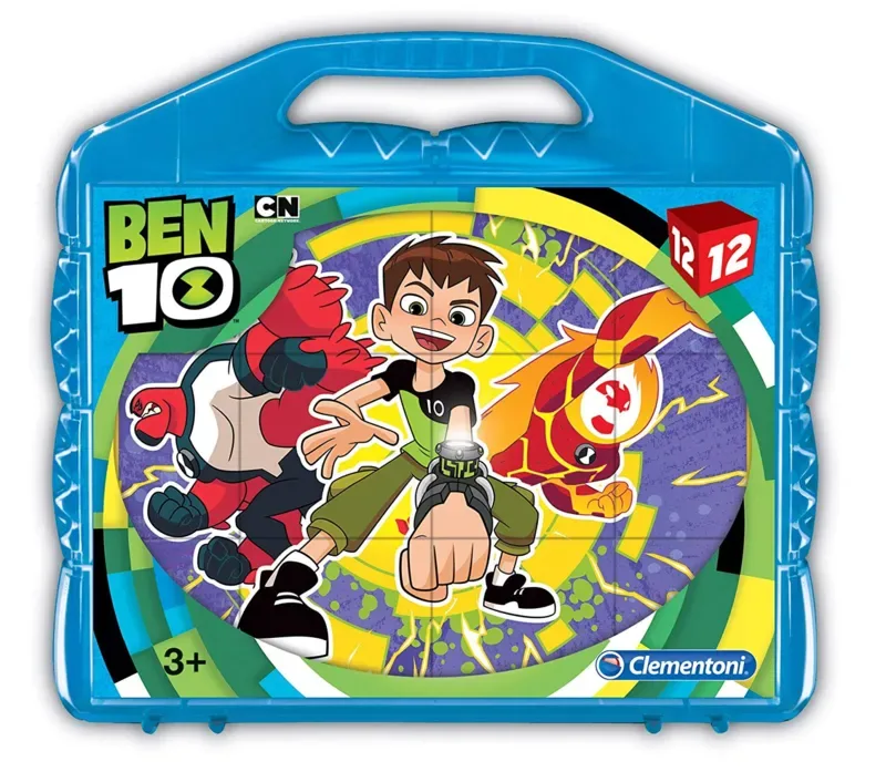 Puzzle Puzzle Cubes - Ben 10 - 10 à 25 pièces de Clementoni – boîte