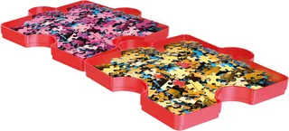Puzzle Sorter - Puzzel sorteer bakjes - 6 stuks - stapelbaar from Clementoni, Red edition – box 2 of 5
