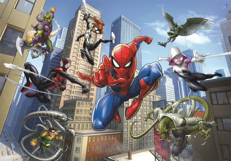 Puzzle Spider-Man - 100 à 149 pièces van Clementoni – doos