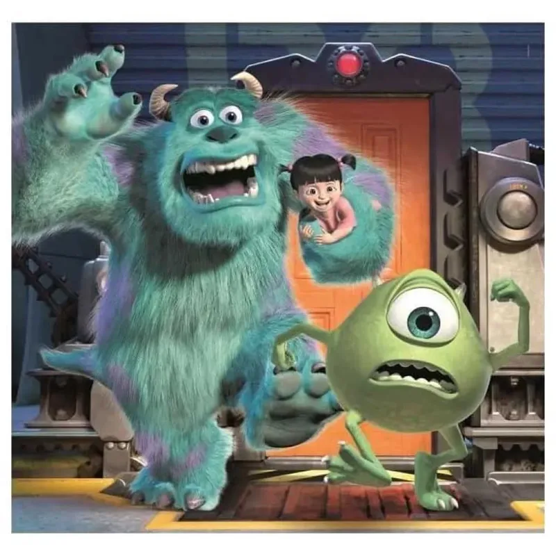 Puzzle Square - Disney Pixar 3x48 pieces 2D Puzzels de Clementoni – boîte 2 sur 3