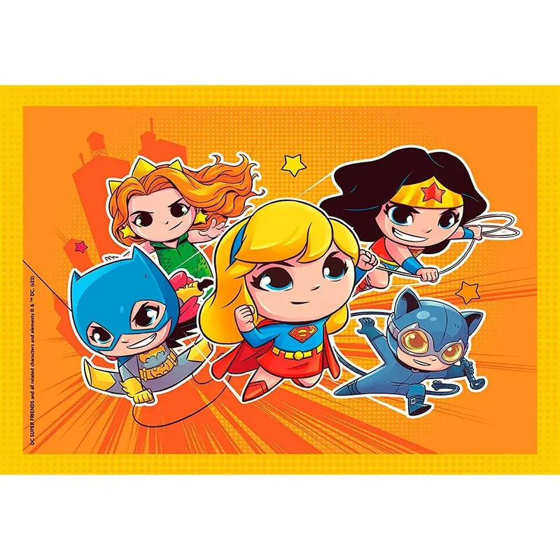 Puzzle Superfriends DC 4in1 2D Puzzels from Clementoni – box 3 of 5