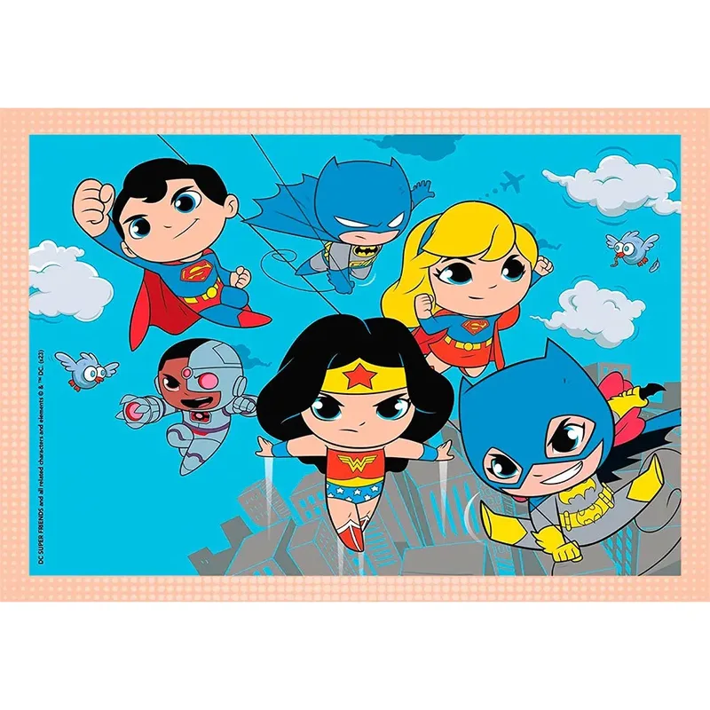 Puzzle Superfriends DC 4in1 2D Puzzels from Clementoni – box 2 of 5