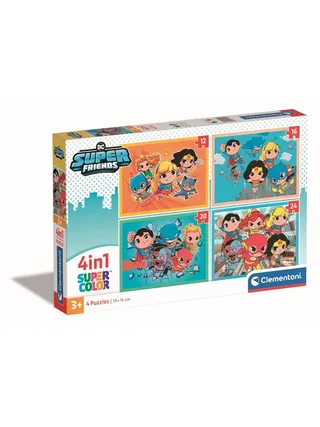 Puzzle Superfriends DC 4in1 2D Puzzels from Clementoni – box 1 of 5