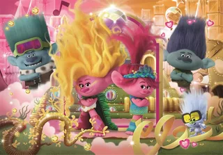 Puzzle Trolls 3 - 100 à 149 pièces van Clementoni – doos 1 van 2