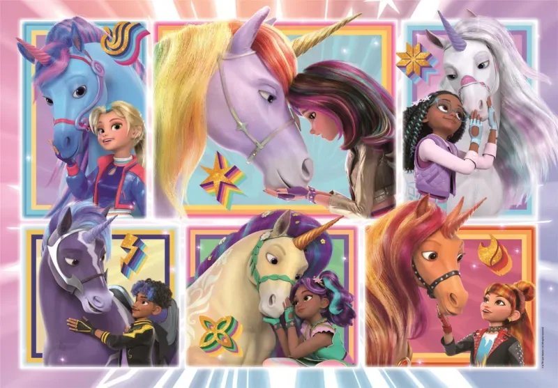 Puzzle Unicorn Academy - 100 à 149 pièces van Clementoni – doos